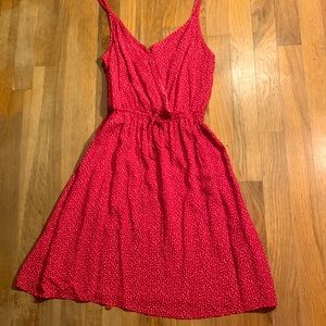Red Hollister dress perfect for summer